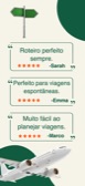 Travel screenshot in Português
